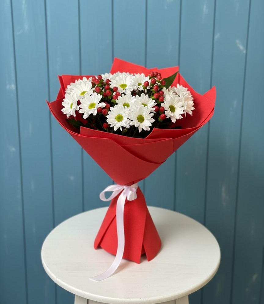 Букет цветов из: Хризантемы в Инзе