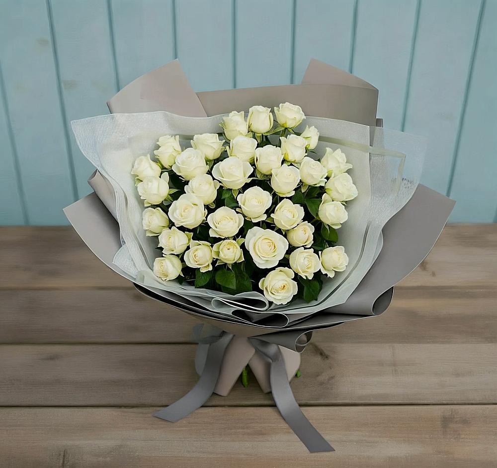 Букет Белоснежная нежность в Инзе