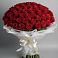 Букет 101 Красная роза Блэк Мэджик в Инзе