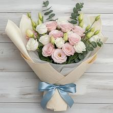 Букет цветов из:  Лизиантусы в Инзе