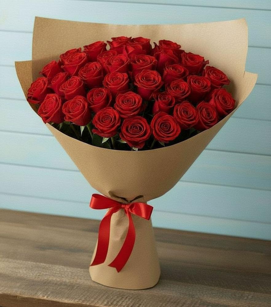 Букет Красные розы Милано в Инзе
