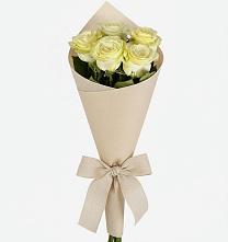 Букет белые крылья в Инзе Букет цветов из:  Розы в Инзе