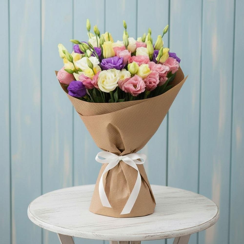 Букет цветов из: Лизиантусы в Инзе