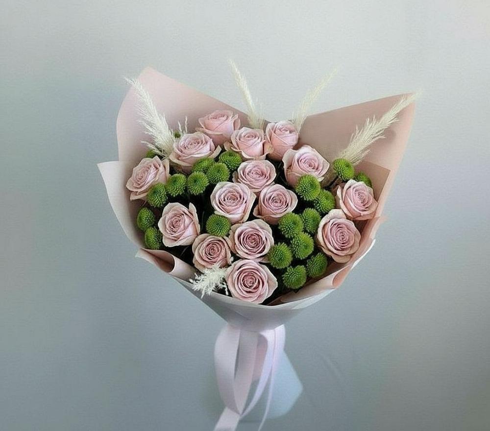 Букет доброе утро в Инзе Букет цветов из: Розы и Хризантемы в Инзе