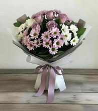 Букет цветов из:  Хризантемы и Розы #REPLACE_PRED# Инзе