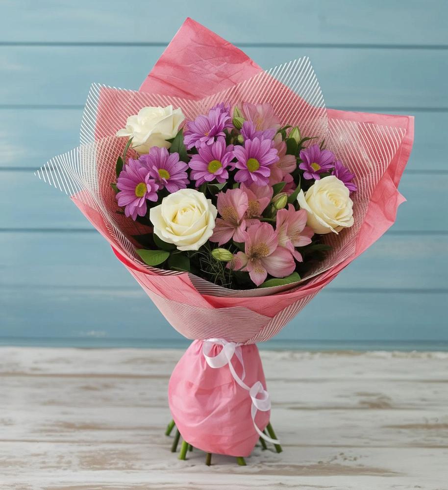 Букет цветов из: Герберы в Инзе