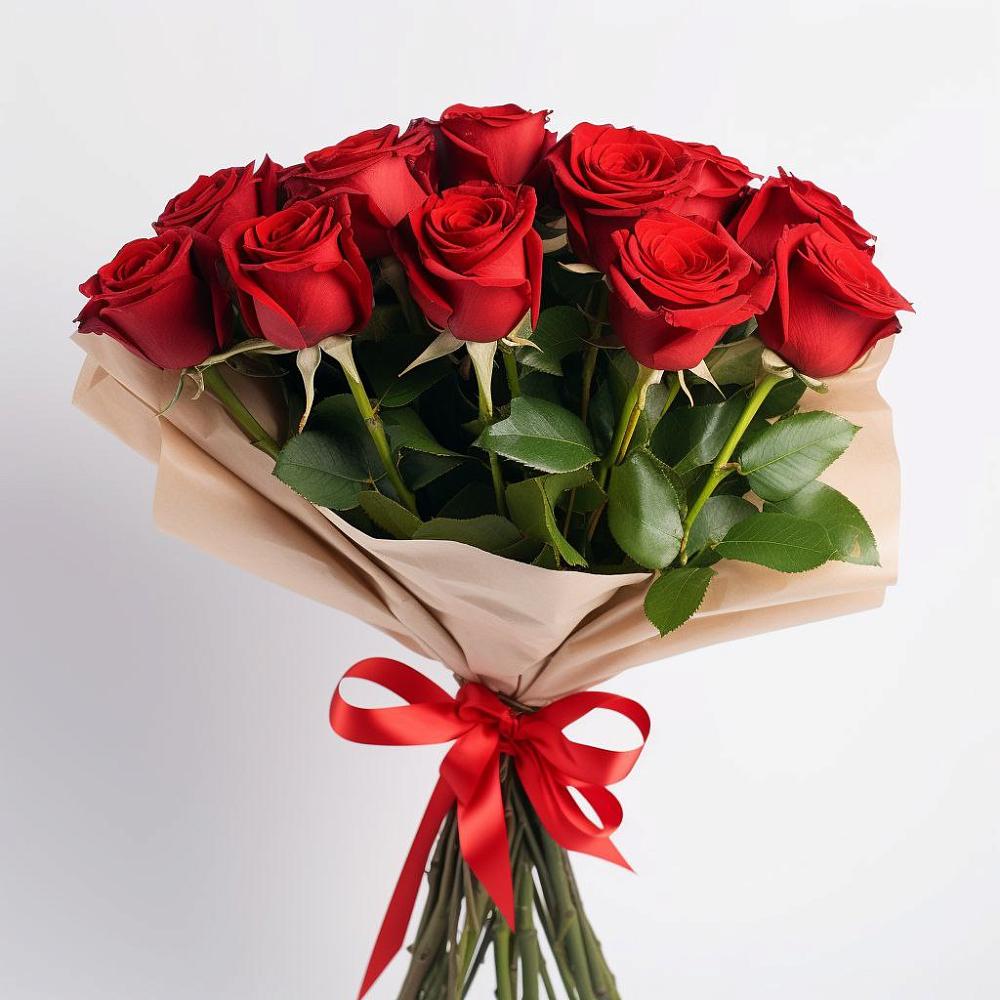 Букет 11 Красных роз Эдлесс Лав в Инзе