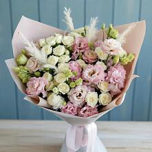 Букет цветов из:  Альстромерии и Розы в Инзе
