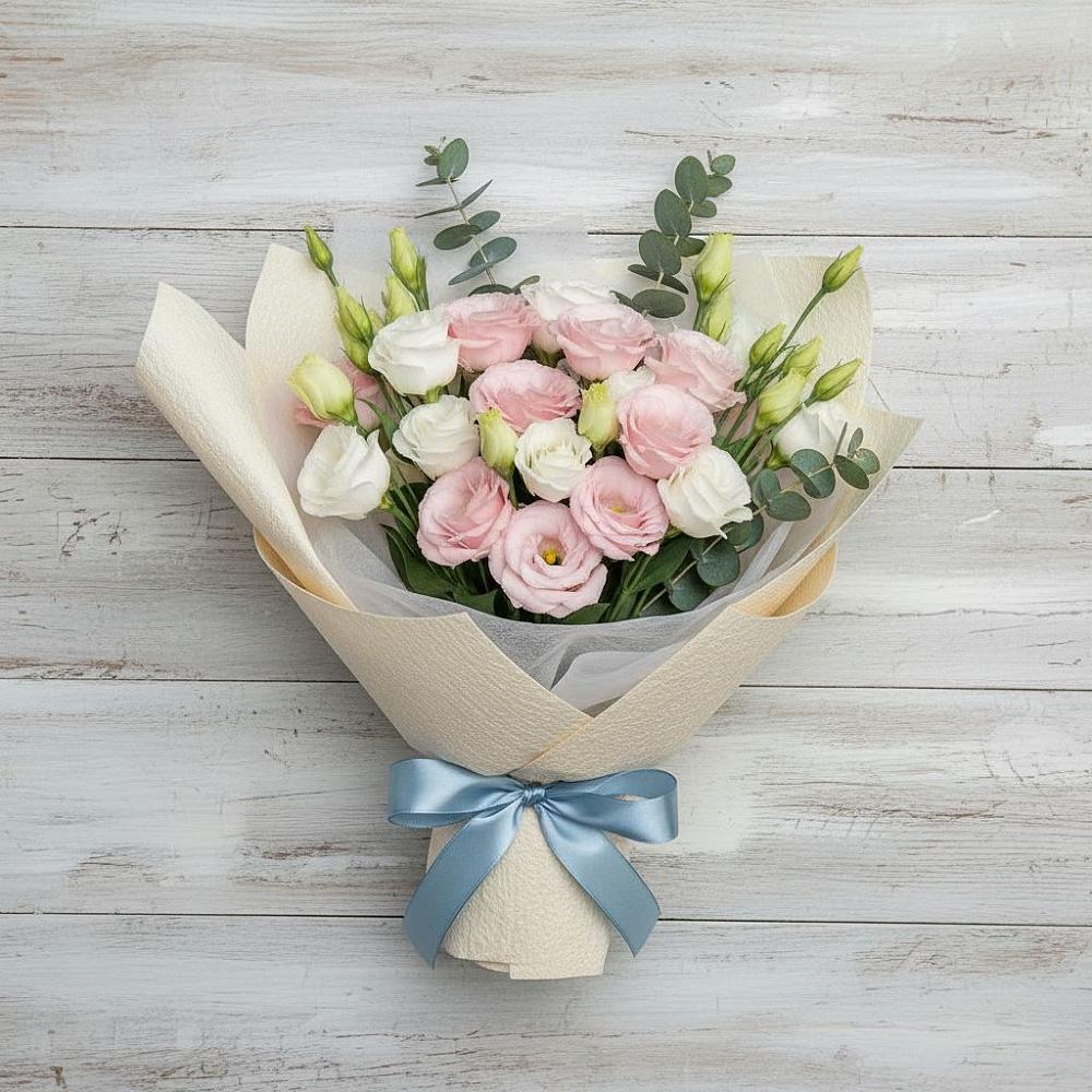 Букет цветов из: Лизиантусы в Инзе